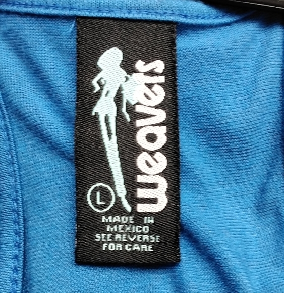 Weavers Women's Turquoise Halter Maxi Dress  Size L - Picture 4 of 4